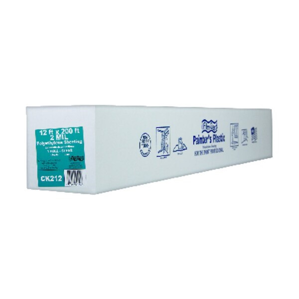 Film-Gard 12 ft. W X 200 ft. L X 2 mil Professional Grade Polyethylene Sheeting 1 pk 625815 - main